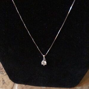 Moissanite Silver Necklace 💎